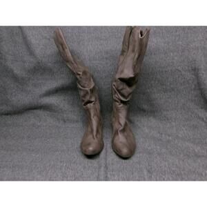 Cliffs White Mountain Boots Women 7 M Brown Knee High Zip Closure Classic Chic